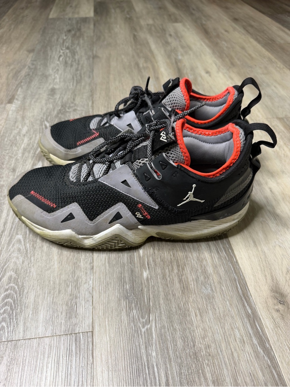 Nike Air Jordan Westbrook One Take Black White Cement Grey Size 13 Mens
